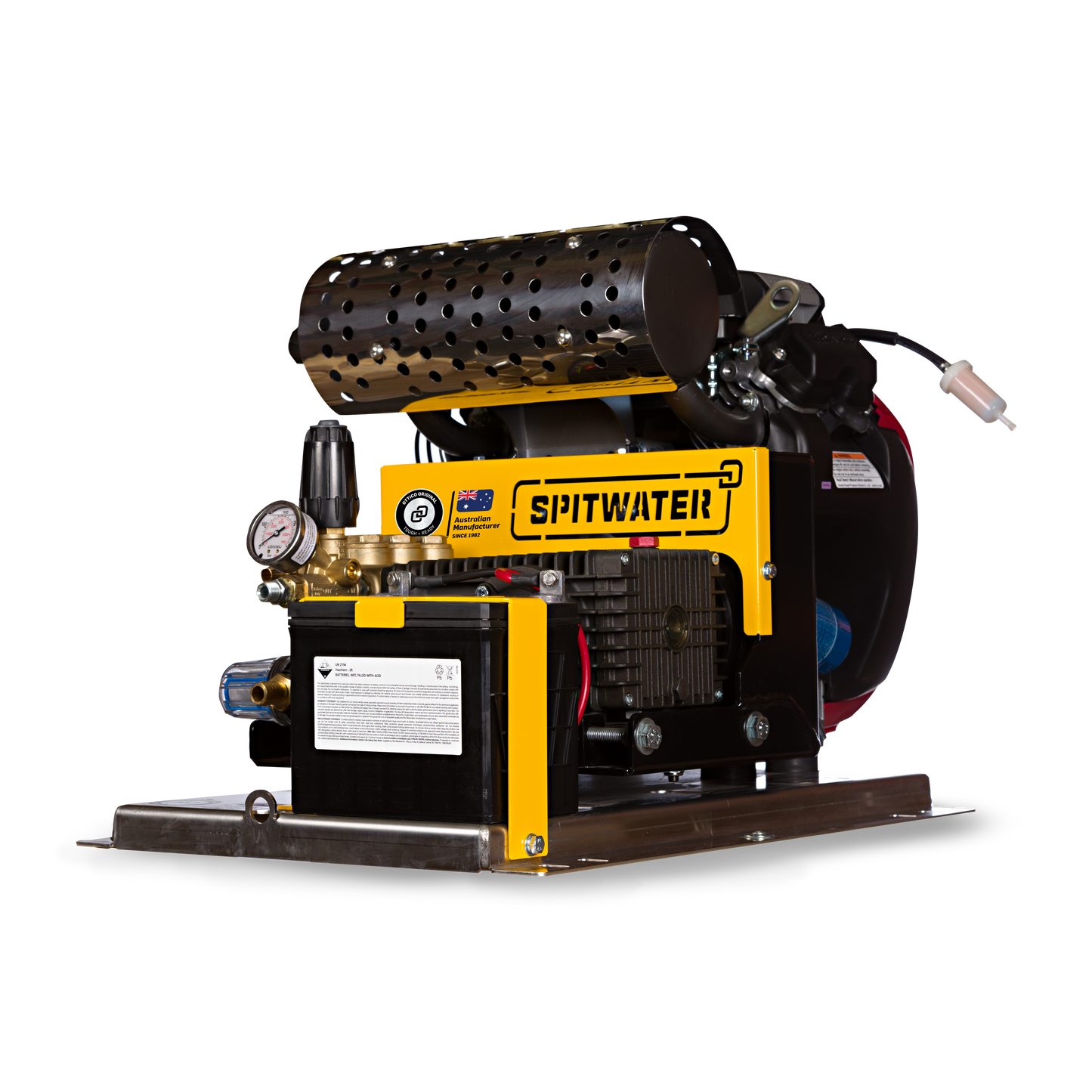 Spitwater Petrol Base Plate Pressure Cleaner (3989 PSI at 30 LPM)