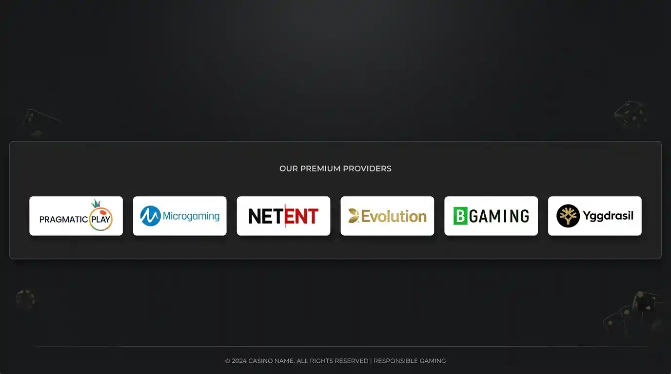 Game providers logos